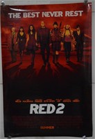 RED 2 Double Sided Movie Poster