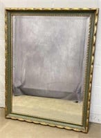 Ornately Framed Beveled Mirror