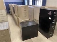 School Surplus Room - Rows of File Cabinets