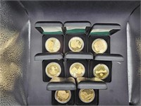 8 Banking Commemorative Copper w/ 24kt gold