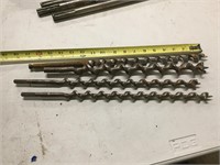 4 Auger Drill Bits