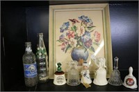 Vintage Bottles, Bells, Painting