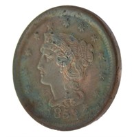 1853 Braided Hair Copper Large Cent *Beauty