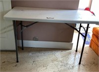 Foldable table 48 x 24 x 29 tall