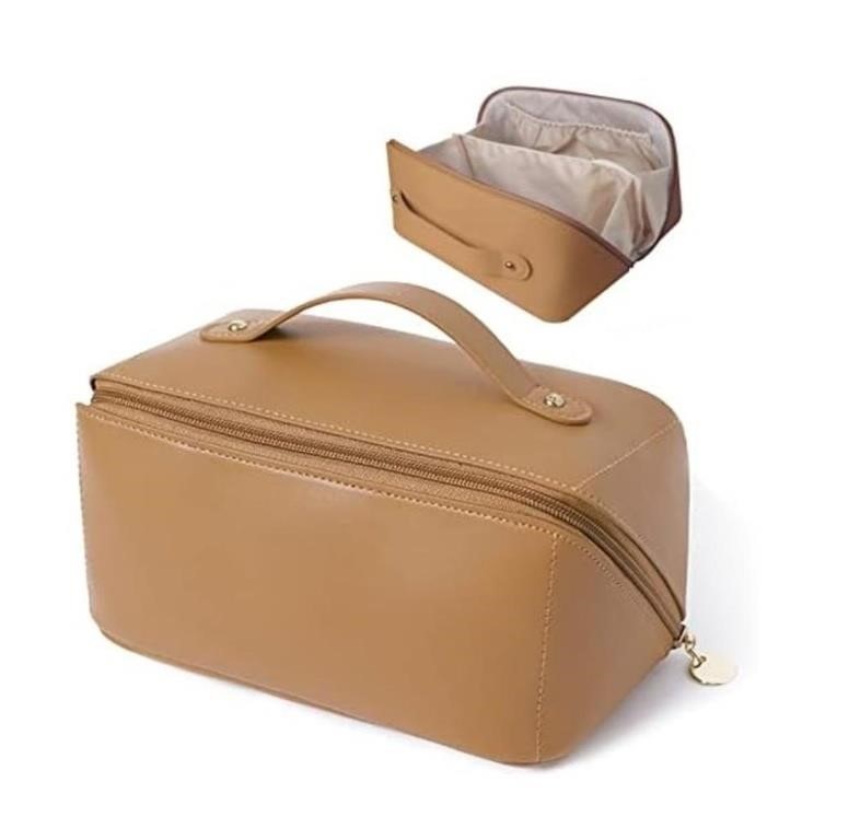 FLORSOL Large Capacity Travel Cosmetic Bag