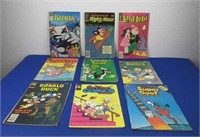 9 Vintage Comic Books: Mighty Mouse, Batman,