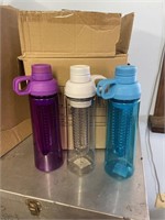 6 infuser water bottles
