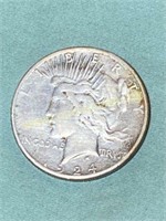 1924 peace dollar