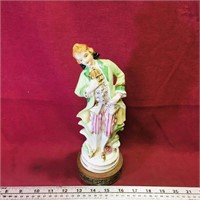 Antique Porcelain Figurine (11" Tall)