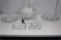 PUNCH BOWL SET & TRAYS