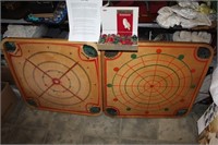 2 CARROM GAME BOARDS