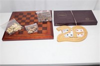 SCRABBLE CHECKERS CHEESE & CRIBBAGE BOARD GAMES