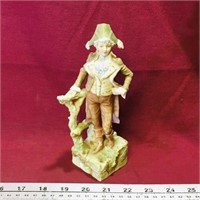 Vintage Bisque Figurine (7 1/4" Tall)