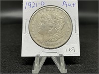 Morgan Silver Dollars:    1921-D