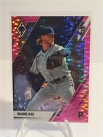 2022 Panini Phoenix Pink Pulsar Shane Baz RC