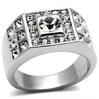 Round 1.00ct White Sapphire Vintage Style Ring