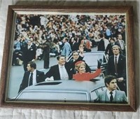 Framed print of Ronald Reagan and Nancy