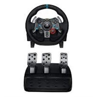 Logitech G29 Driving Force Racing Wheel and Floor