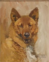 ROBERT ELMER LOUGHEED (1910-1982) DOG PORTRAIT