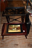 2 Serving Trays & Extra Stands