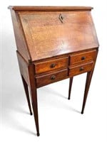 Victorian Slant Top Writing Desk