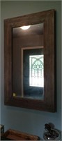 Beautiful wood frame mirror