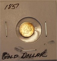 1851 LIBERTY HEAD GOLD DOLLAR