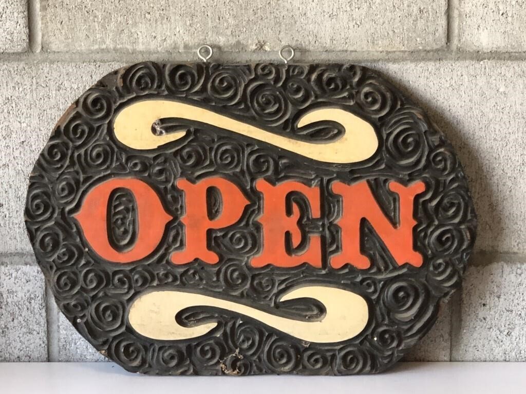 Double Sided Open Sign