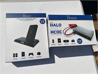 HALO - (1) WIRELESS CHARGING DOCK WITH POWER BANK