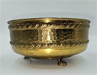 Brass Footed Planter