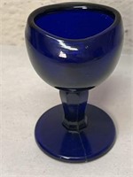 Antique Cobalt Blue John Bull Glass Eye
Wash Cup