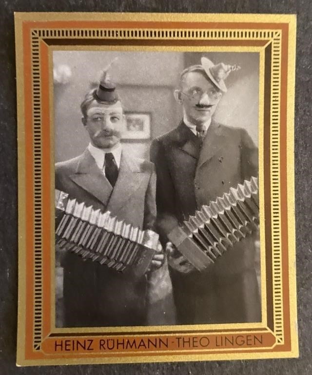 HEINZ RUHMANN: Antique Tobacco Card (1936)