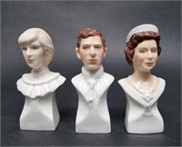 TRIO OF ROYAL STAFFORDSHIRE ROYALTY FIGURINES