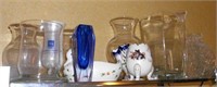 Selection of Glass and Ceramic Vases