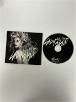 Autograph COA Born This Way CD