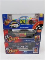 LOT OF 3 WINNERS CIRCLE 1:24 SCALE CARS
