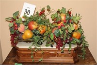 Scales w/ Decorative Fruit, 21" x 12.5" x 9"