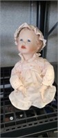 Vintage 12 in porcelain collector doll