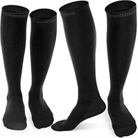 CAMBIVO 2 Pairs Compression Socks for Women and