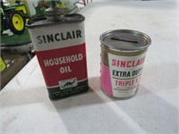 Sinclair oil cans