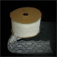 Roll of white lace