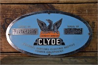 CLYDE plate 95 - 1358 - 8251