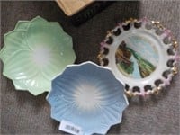 2 Flower dishes Wyalusing plate