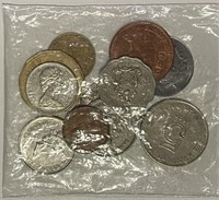 (12) Foreign Coins - 7 different countries