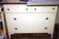 Painted Wood Dresser - 21 x 36 x 40