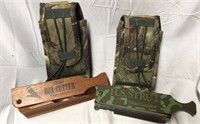 Two turkey calls with pouch