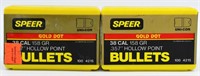 200 Count of Speer .38 Special GDHP Bullet Tips,