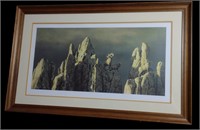 The Pass Lithograph By Ed Lyman