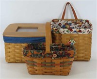 Selection of Longaberger Baskets