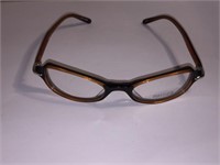 MATSUDA DARK w AMBER EYEGLASSES (LOT #3)